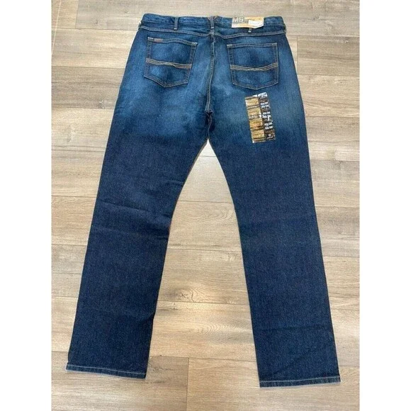 Ariat M5 Mens 42X36 Low Rise Straight Western Dark Blue Durham Denim Jeans